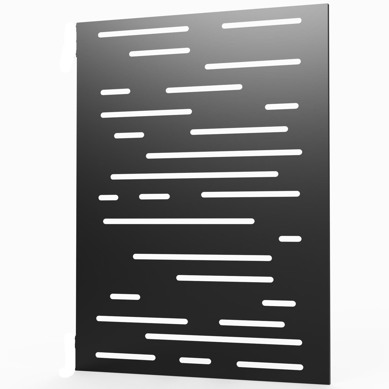 Garden Privacy Gate  - Horizontal Lines