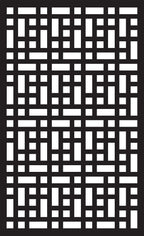 Fence Panels & Decorative Security Screen - Vertical Tetris
