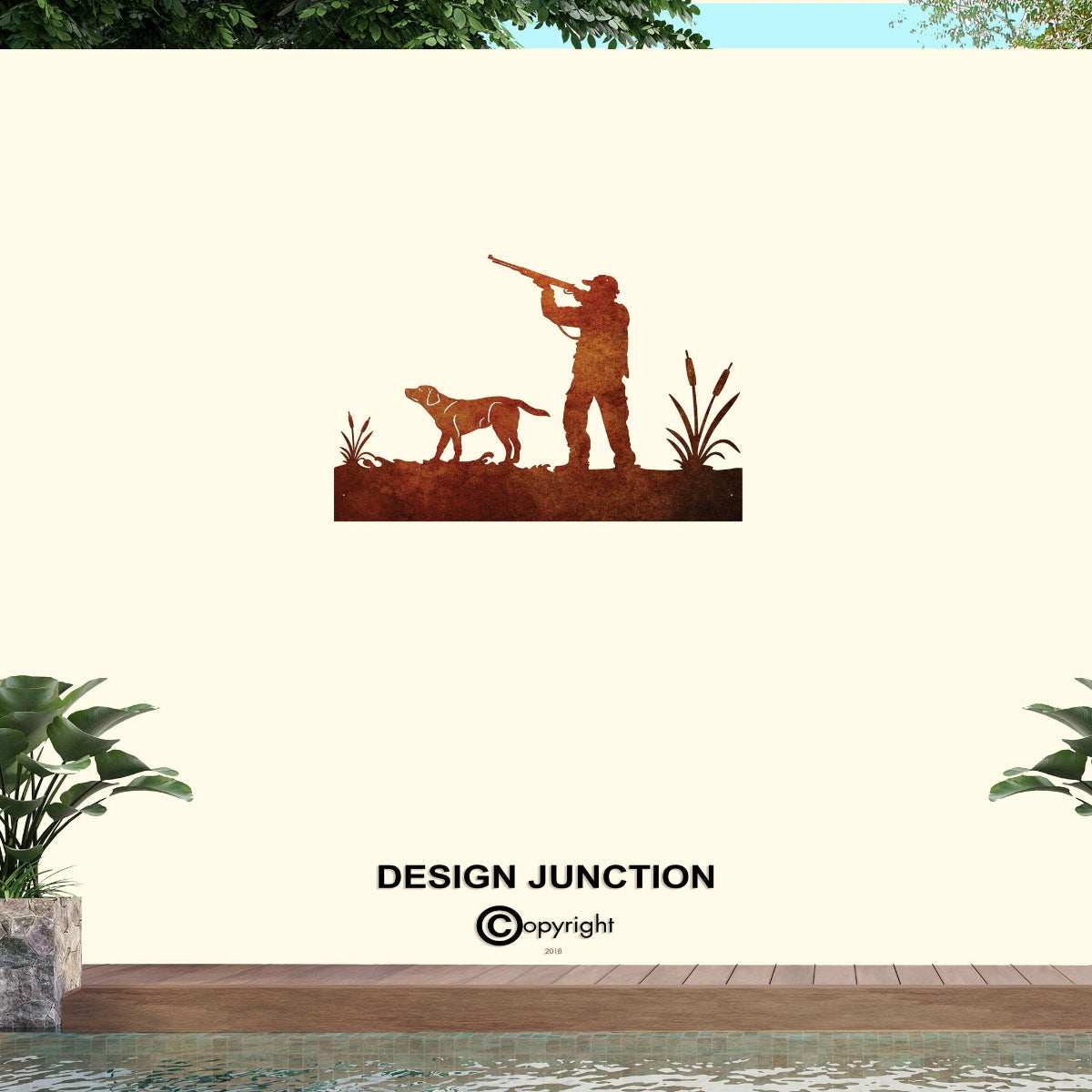 Hunting- Wall & Garden Metal Art