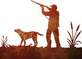 Hunting- Wall & Garden Metal Art