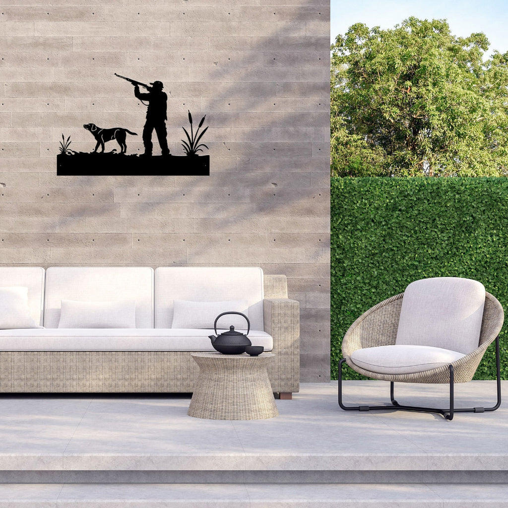 Hunting- Wall & Garden Metal Art