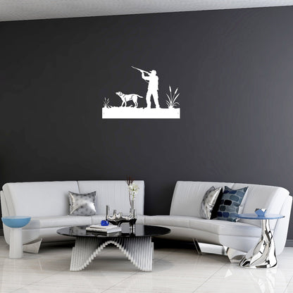 Hunting- Wall & Garden Metal Art