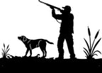 Hunting- Wall & Garden Metal Art