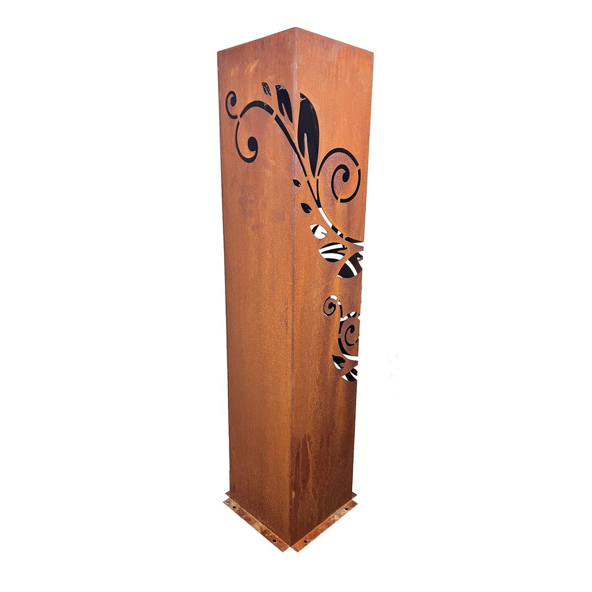 CortenAura Corten Steel Garden Sculpture - The Fern