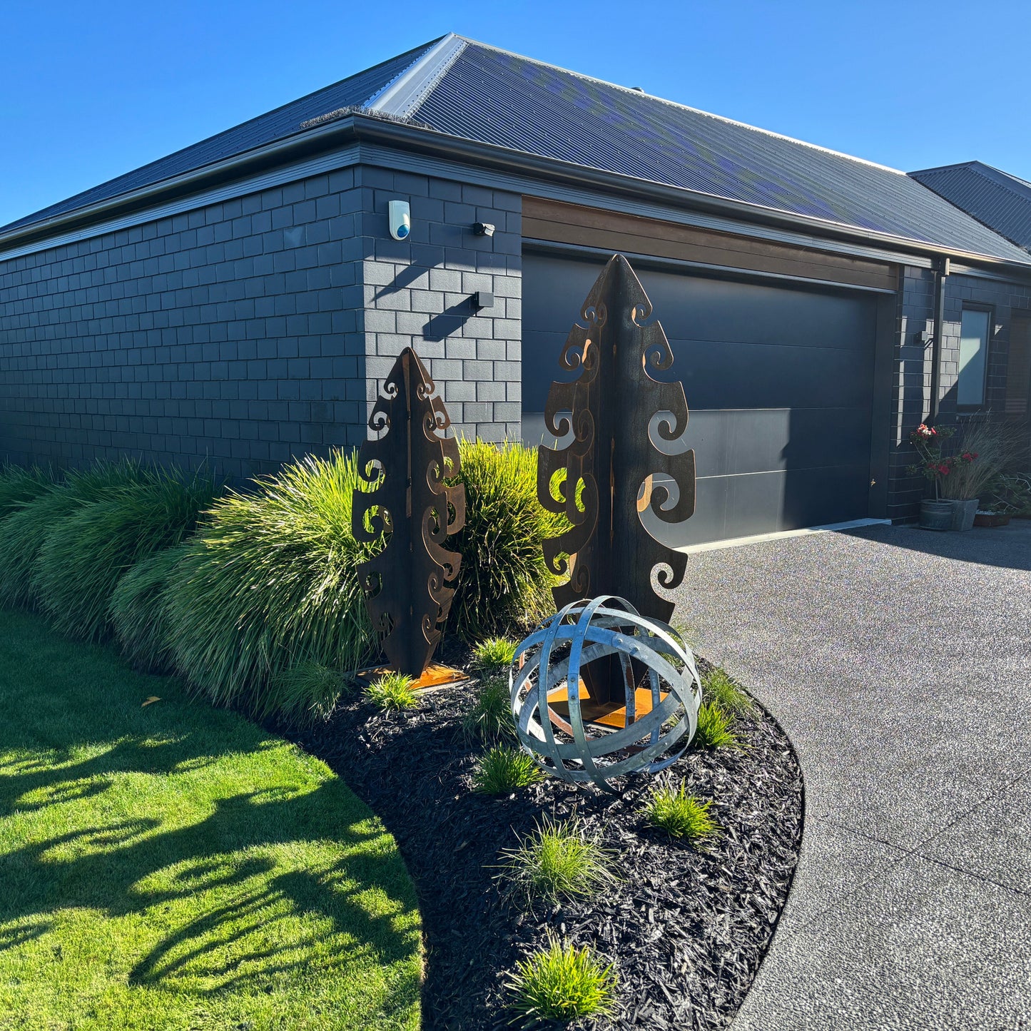Surf Symphony -  Corten Steel Garden Sculpture