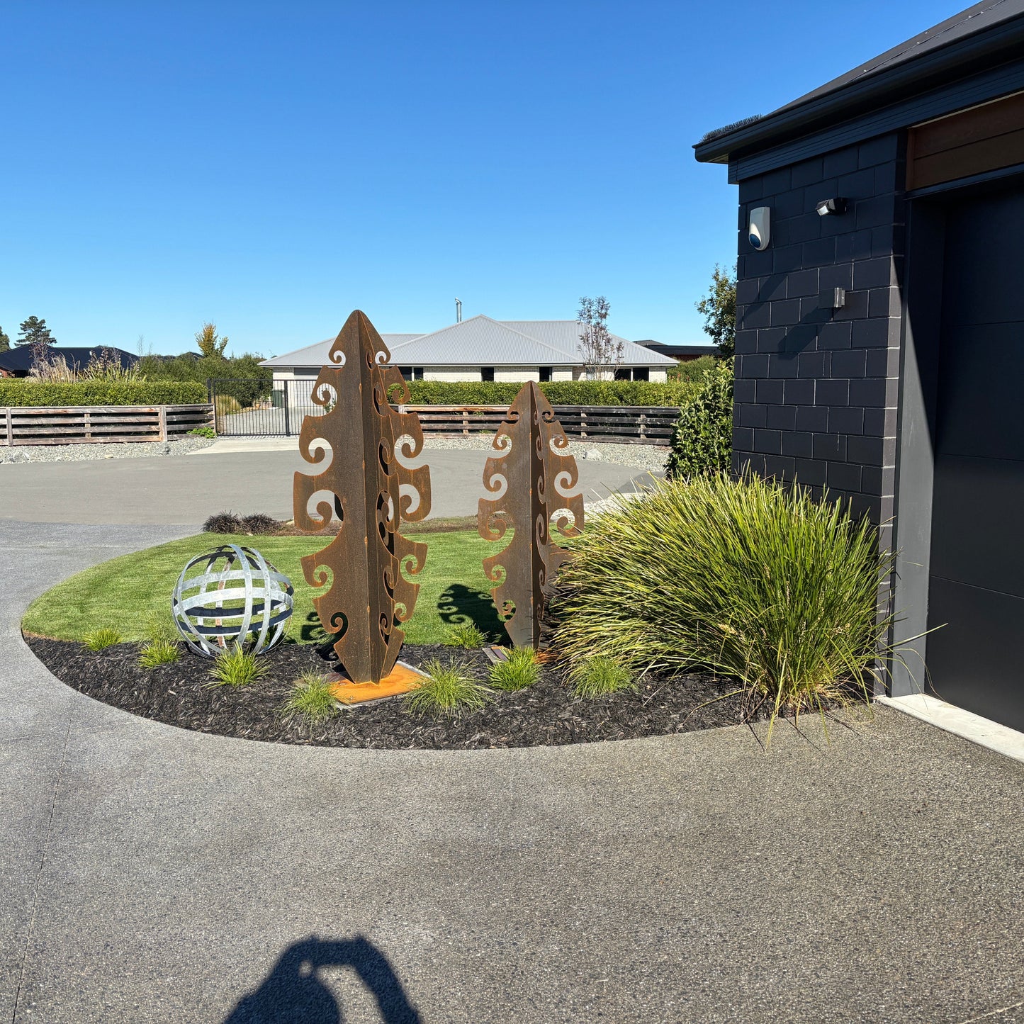 Surf Symphony -  Corten Steel Garden Sculpture