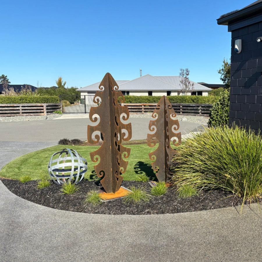 Surf Symphony -  Corten Steel Garden Sculpture