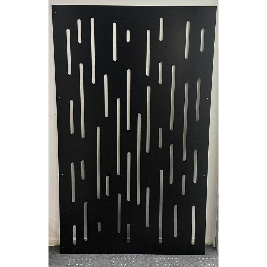 Vertical Lines - Corten Steel & Aluminium Fence Panel