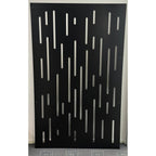 Vertical Lines - Corten Steel & Aluminium Fence Panel