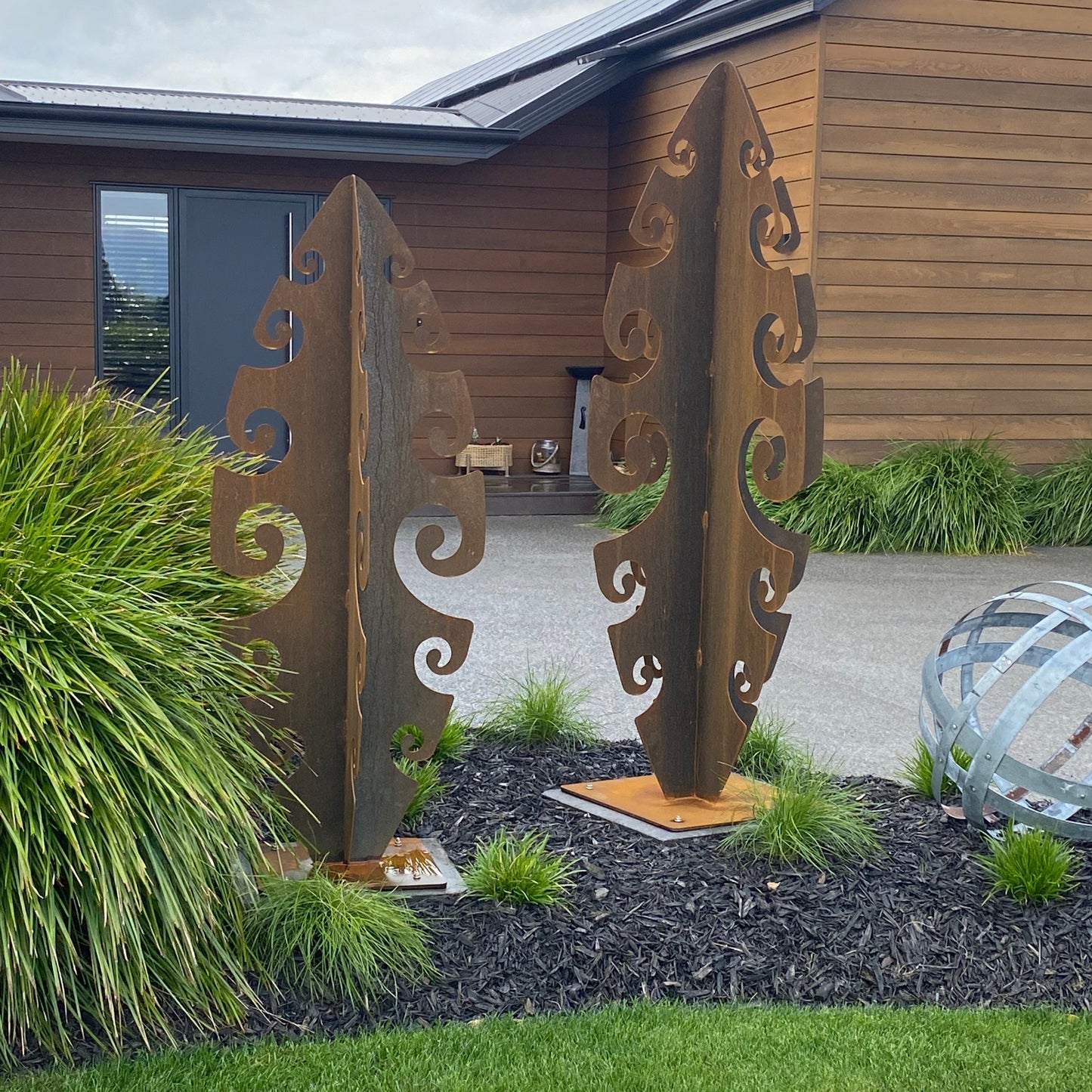 Surf Symphony -  Corten Steel Garden Sculpture