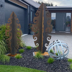 Surf Symphony -  Corten Steel Garden Sculpture