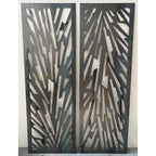 Laser Cut Privacy Screen - Random Shapes
