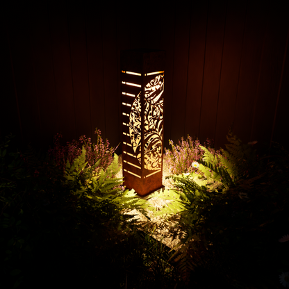 CortenAura Corten Steel Garden Sculpture - The Vines