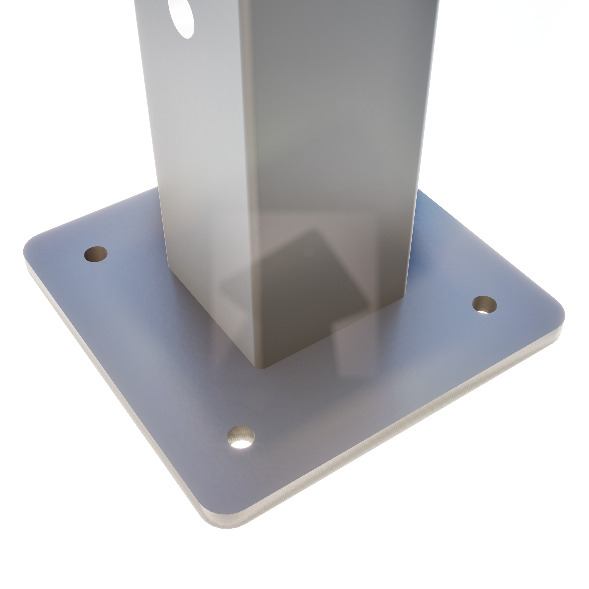 Flange Mounted Balustrade Post - Deck & Patio