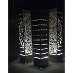 CortenAura Corten Steel Garden Sculpture - The Vines