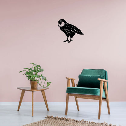 Corten Steel outdoor Wall Art : Kakapo