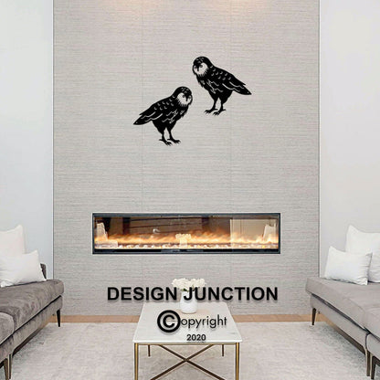 Corten Steel outdoor Wall Art : Kakapo