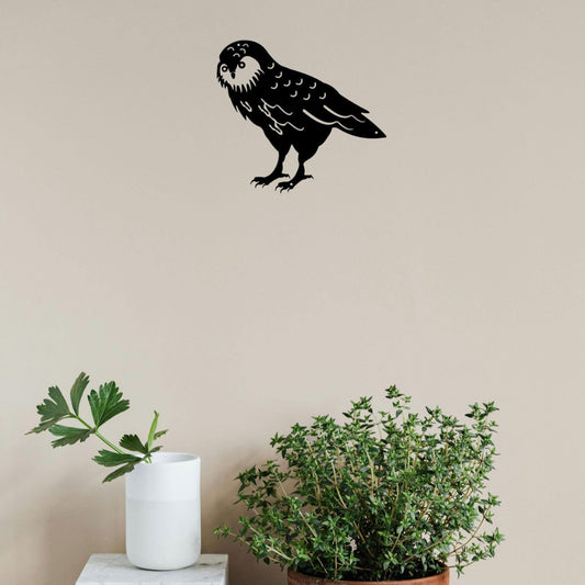 Corten Steel outdoor Wall Art : Kakapo