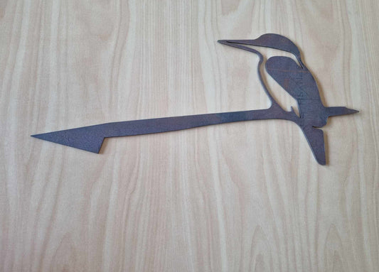 Garden Metal Art Kingfisher Arrow -  ** Clearance **