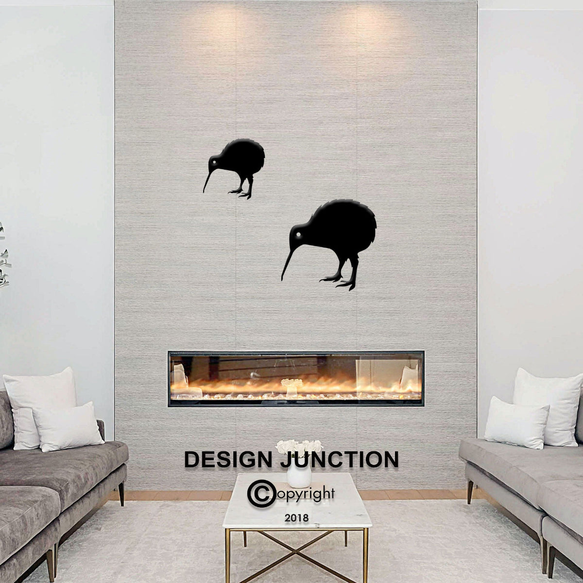 Corten Steel Kiwi Wall Art
