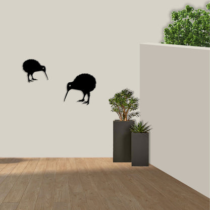 Corten Steel Kiwi Wall Art