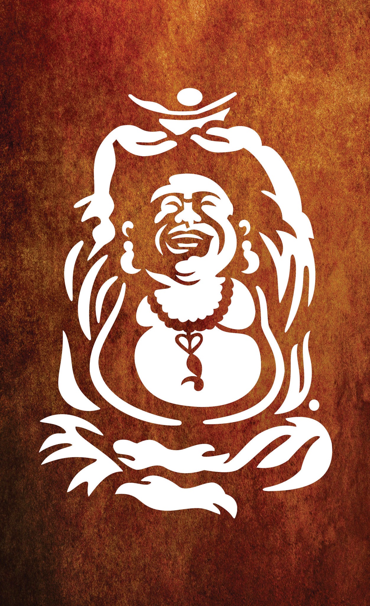 Laughing Buddha - Laser Cut Fence Panel