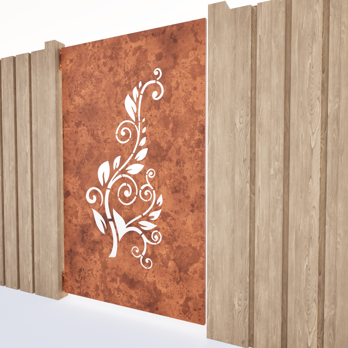 Garden Gates & Pathway Side Door  - Fern