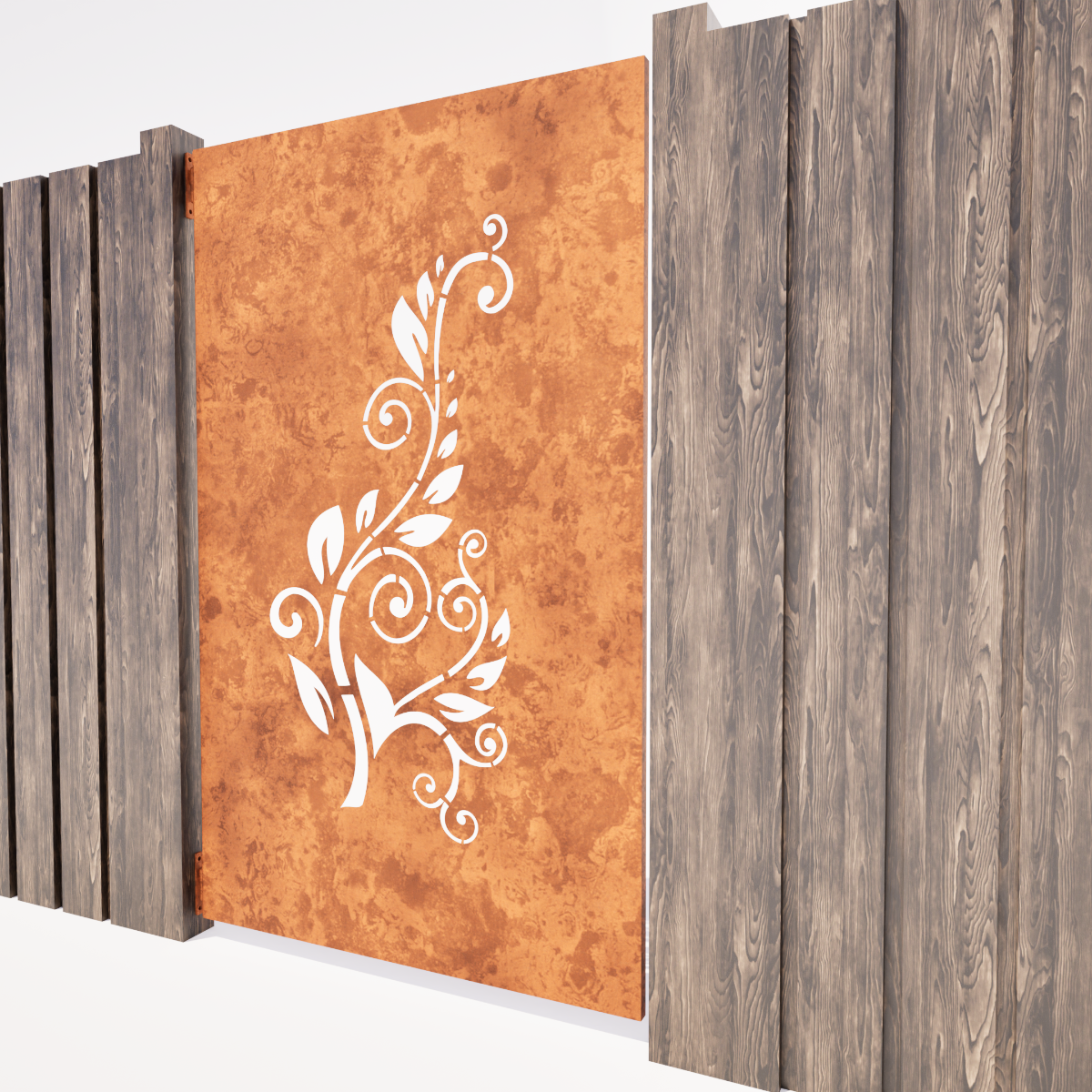Garden Gates & Pathway Side Door  - Fern