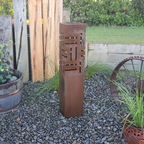 CortenAura Corten Steel Sculpture - The Lines