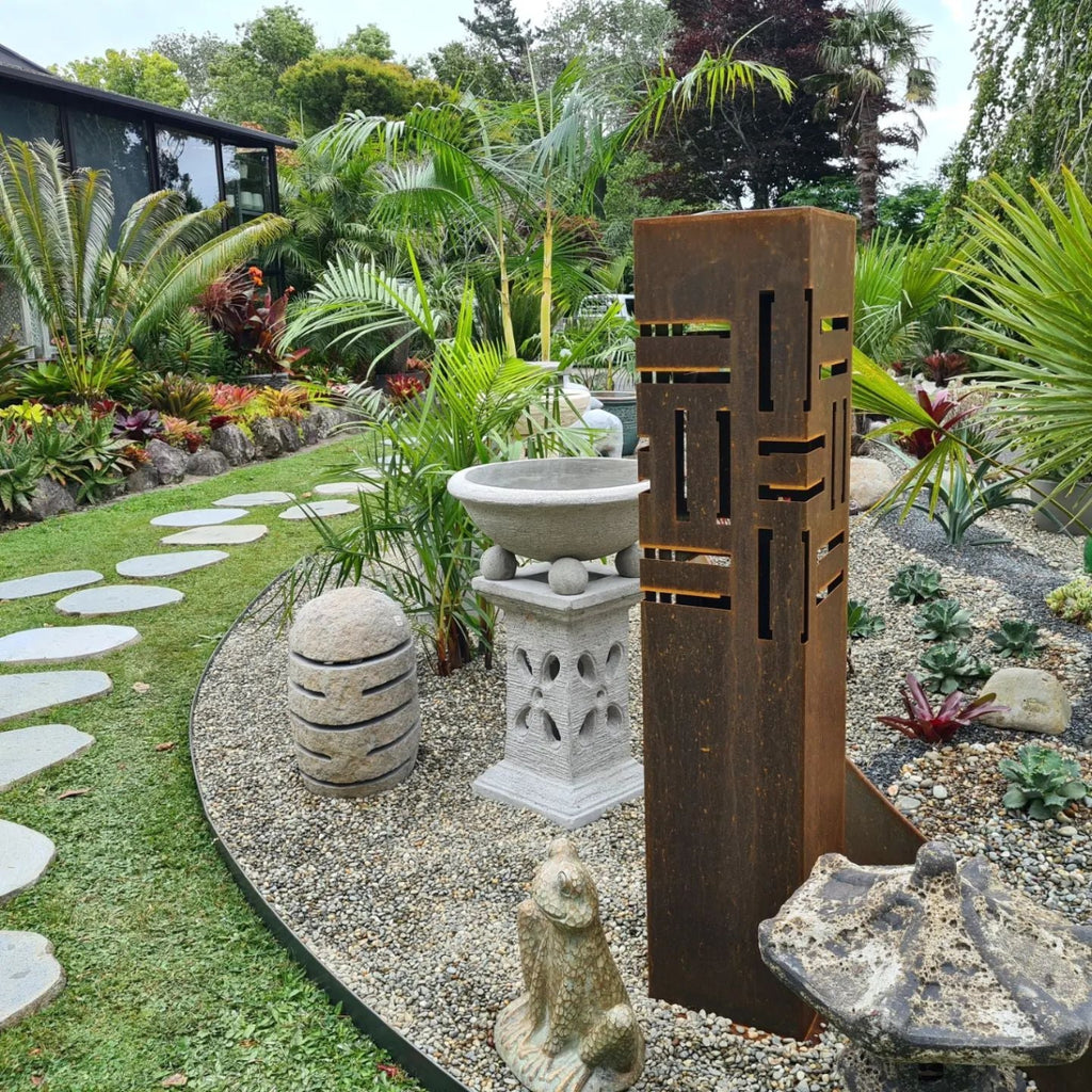CortenAura Corten Steel Sculpture - The Lines
