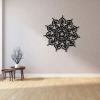 Mandala 5 - Corten Steel Laser Cut Wall Feature