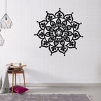 Mandala 5 - Corten Steel Laser Cut Wall Feature