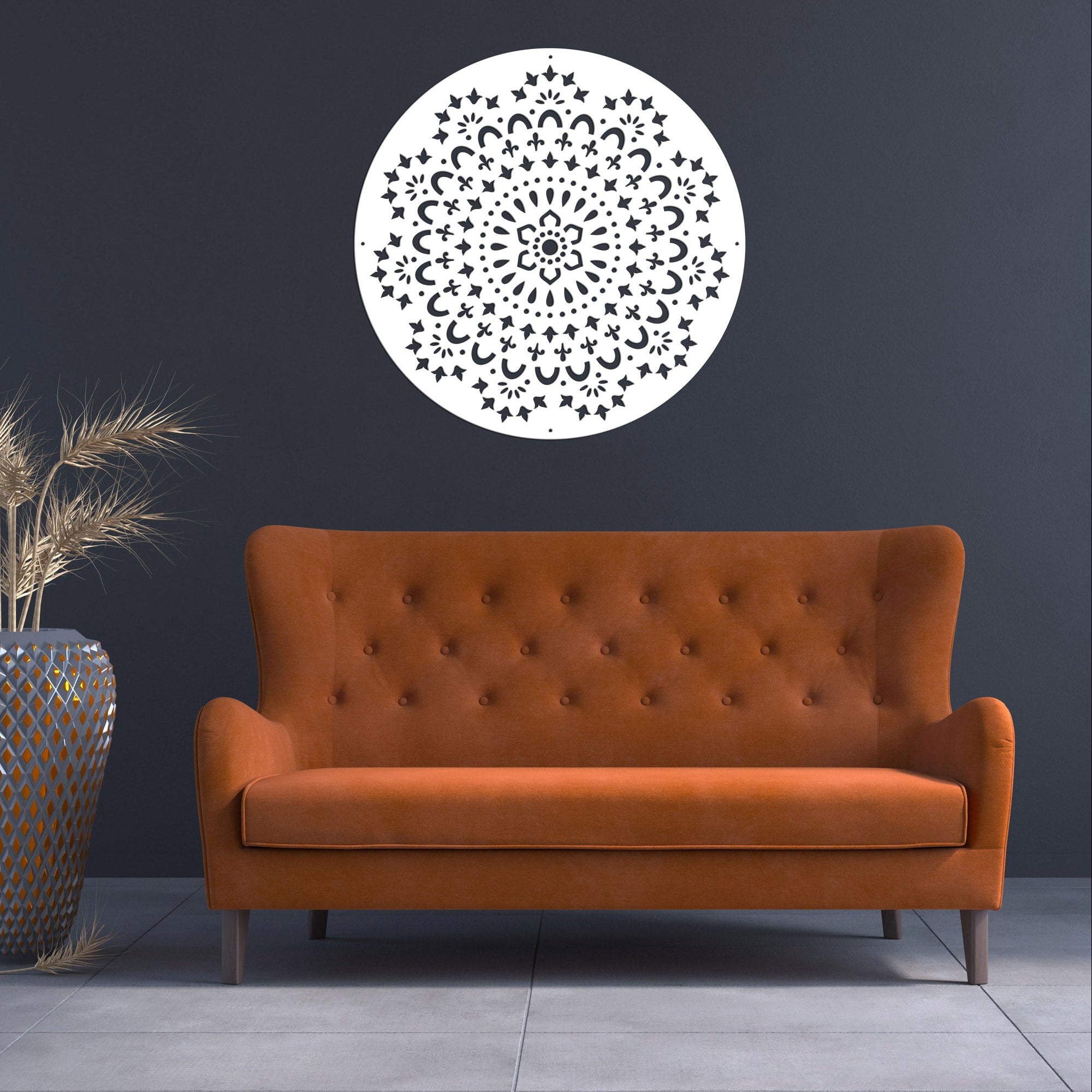 Metal Wall Art - Mandala Lupt