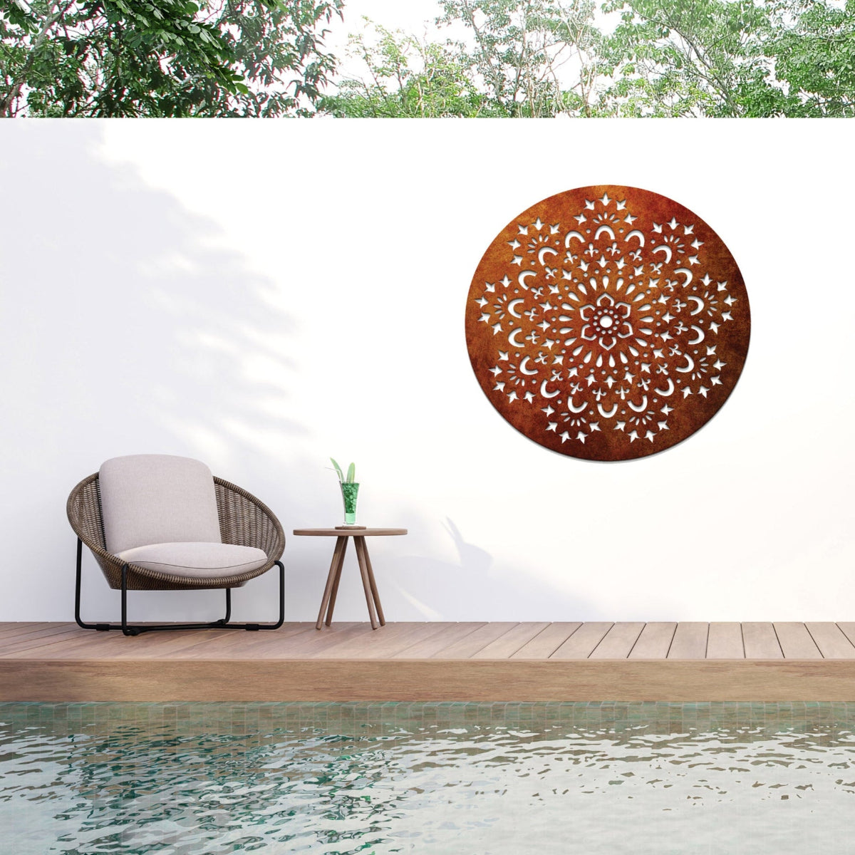 Mandala Lupt - Laser Cut Wall Feature