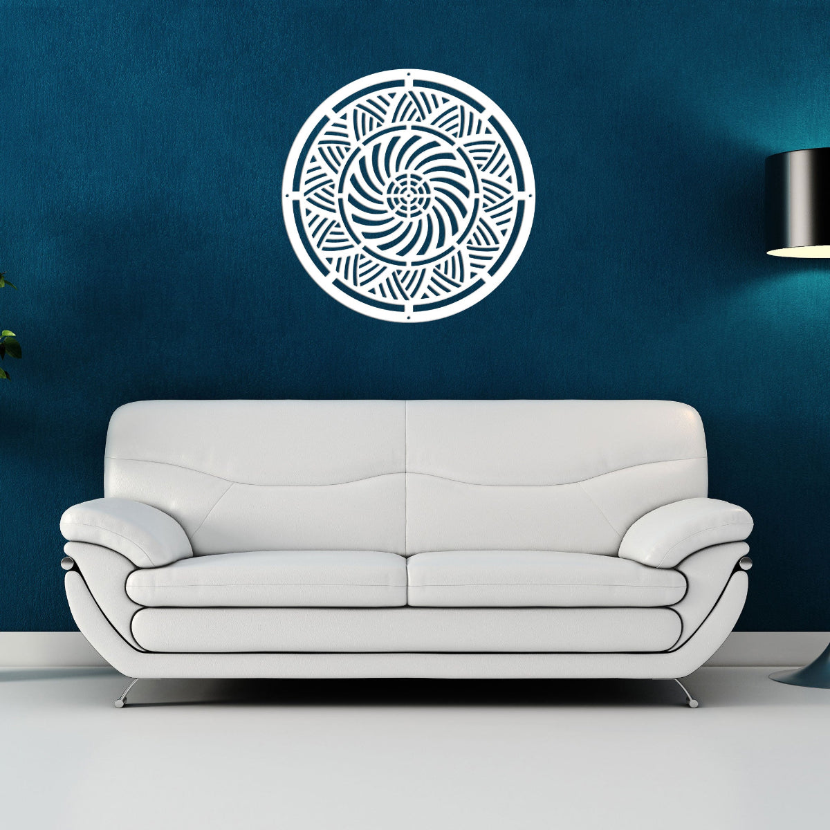 Mandala Rhythm-of-Lines-Pearl-White