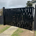 Driveway Metal Gate  - The Vertical Lines