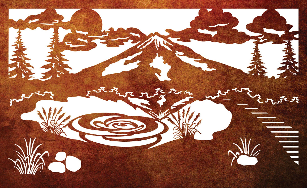 Decorative Architectural Wall Art - Mt Taranaki