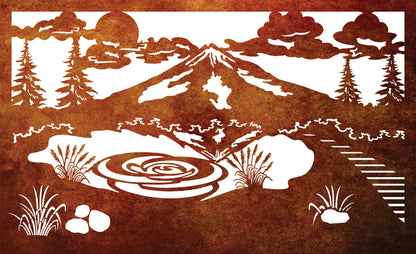 Decorative Architectural Wall Art - Mt Taranaki