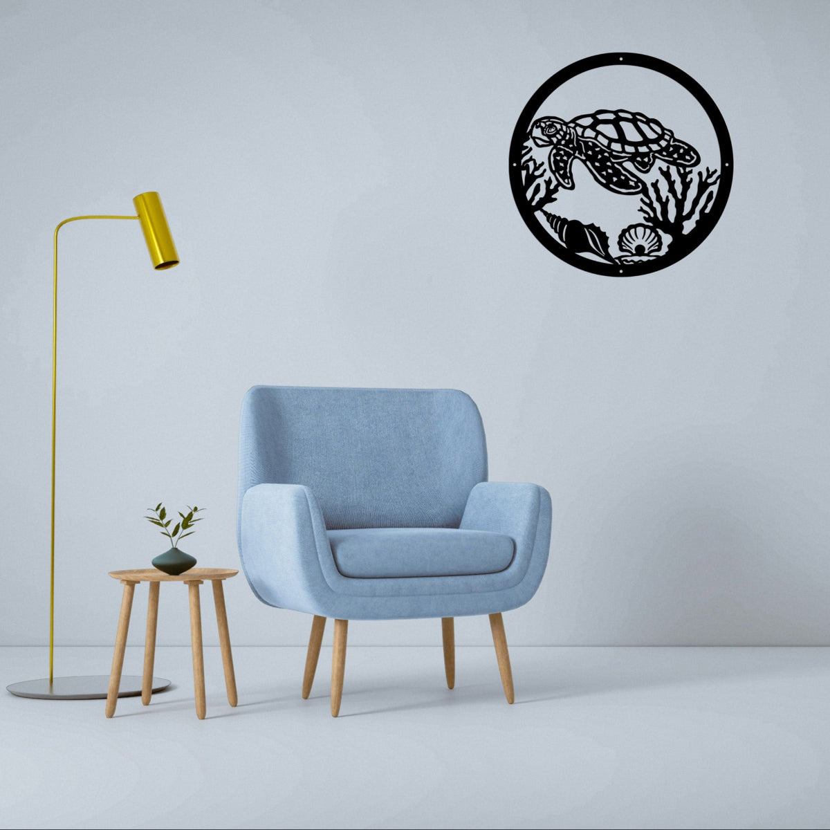 Ocean Wonders Matt Black Wall Art