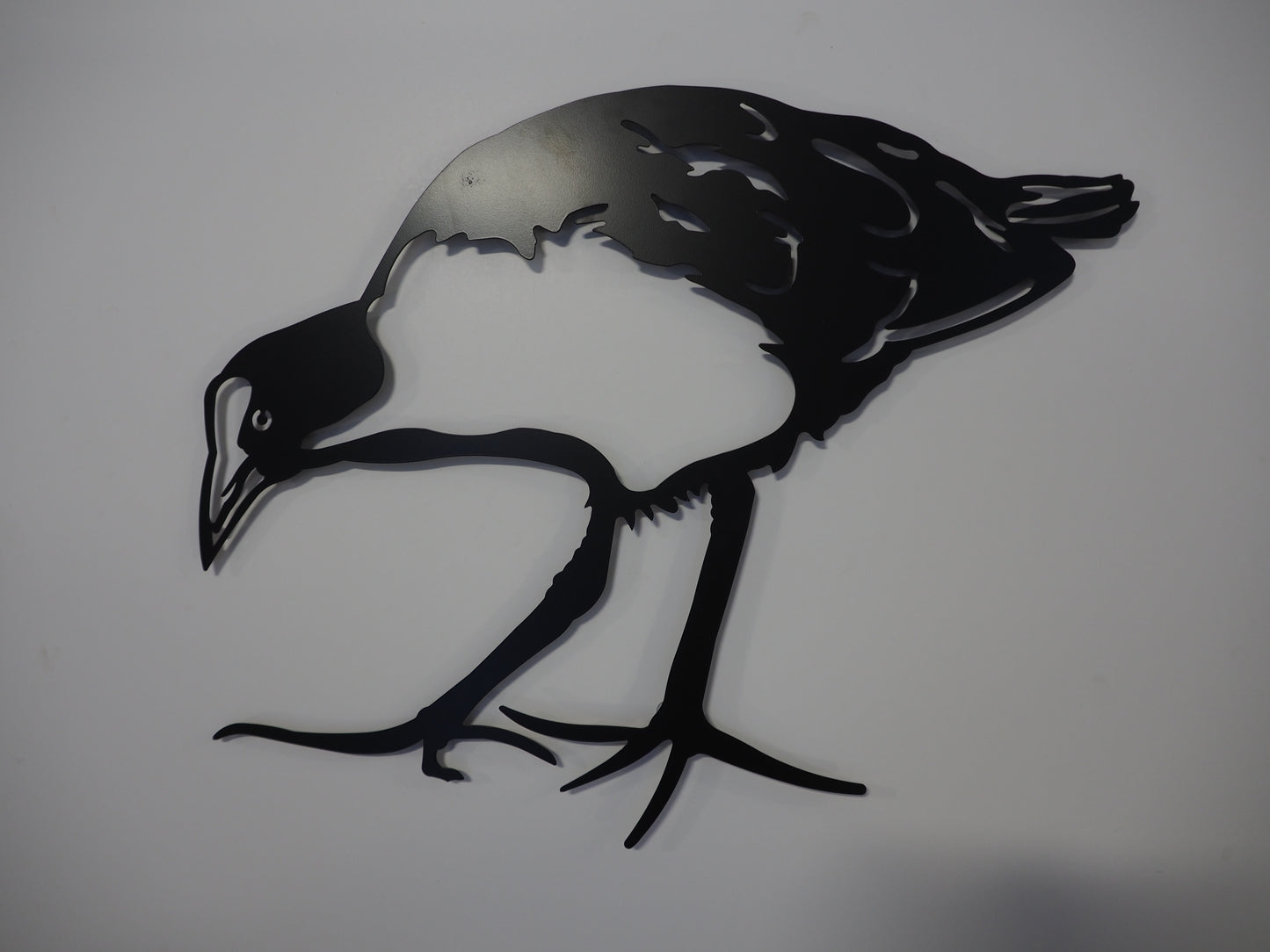 Powder Coated Metal Bird - Pukeko **Clearance**