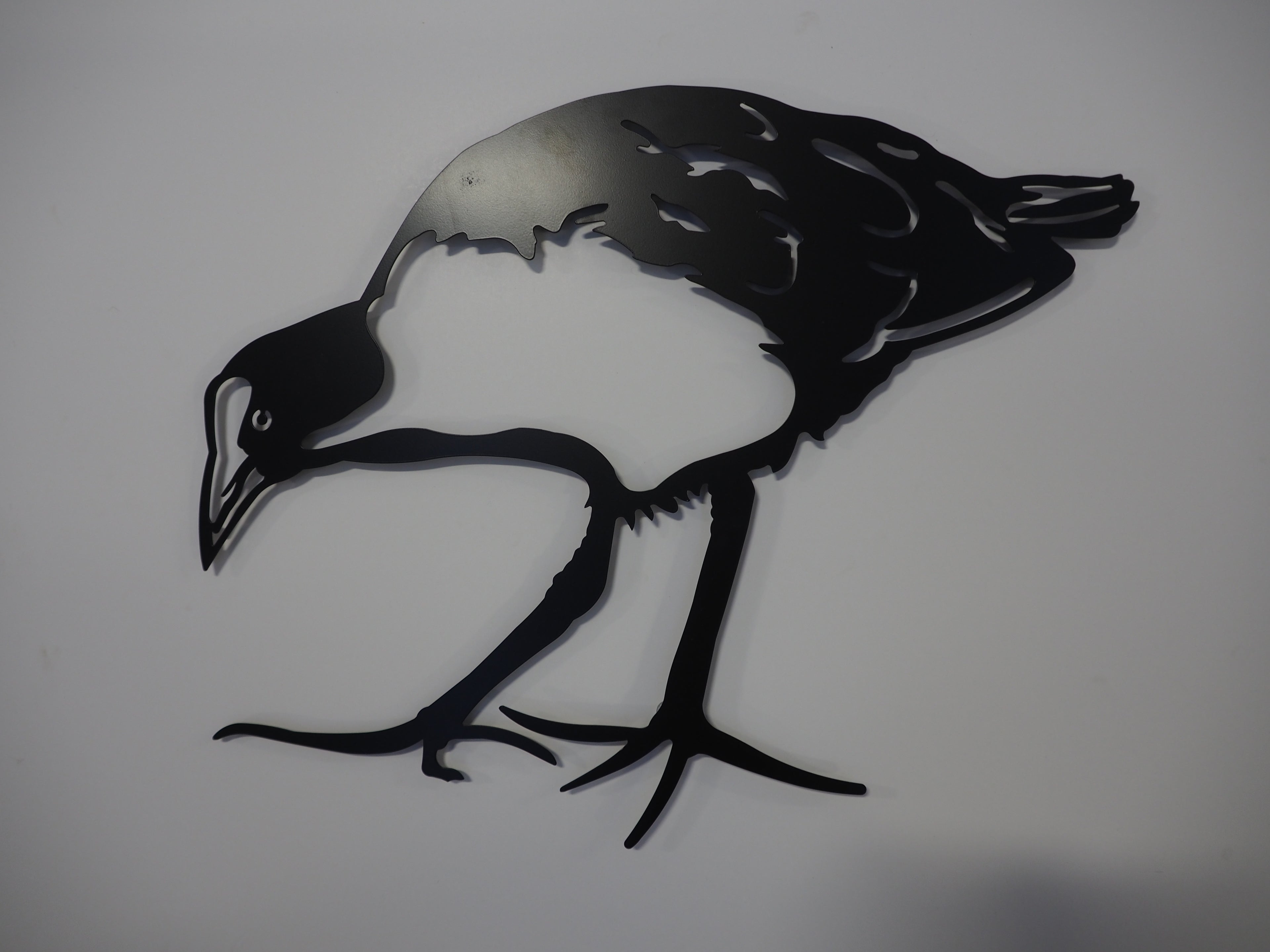 Powder Coated Metal Bird - Pukeko **Clearance**