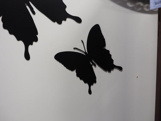 Powder Coated Butterfly Front Facing- Laser cut wall & garden decorations  ** Clearance **