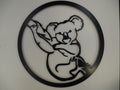 Powder Coated Koala Circle - Black **Clearance**