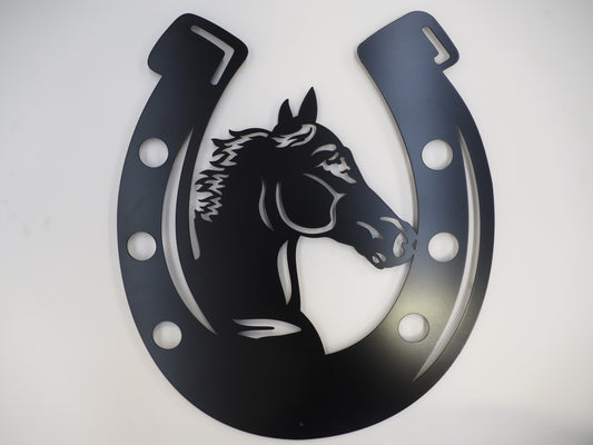 Powder Coated HorseShoe - Wall Art ** Clearance **