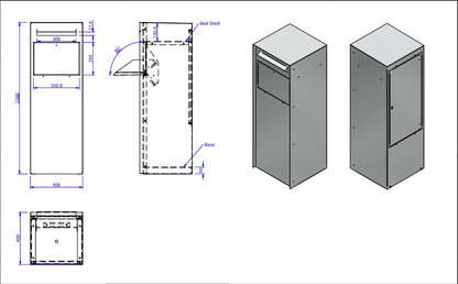 * NEW * Large Parcel Guard - Free Standing Parcel Drop Box & Letterbox