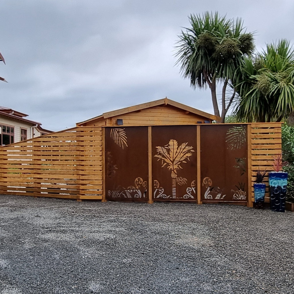 Privacy Screen  - Nikau Decorative Panel Set