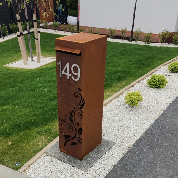 Ponga - Free Standing Letterbox - Medium Size