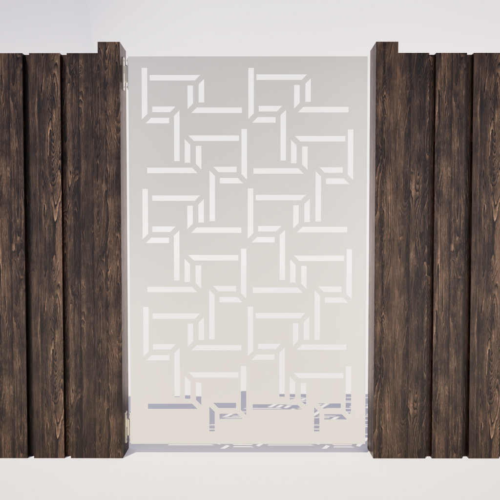 Pedestrian Gate  - Random Lines