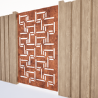 Pedestrian Gate  - Random Lines