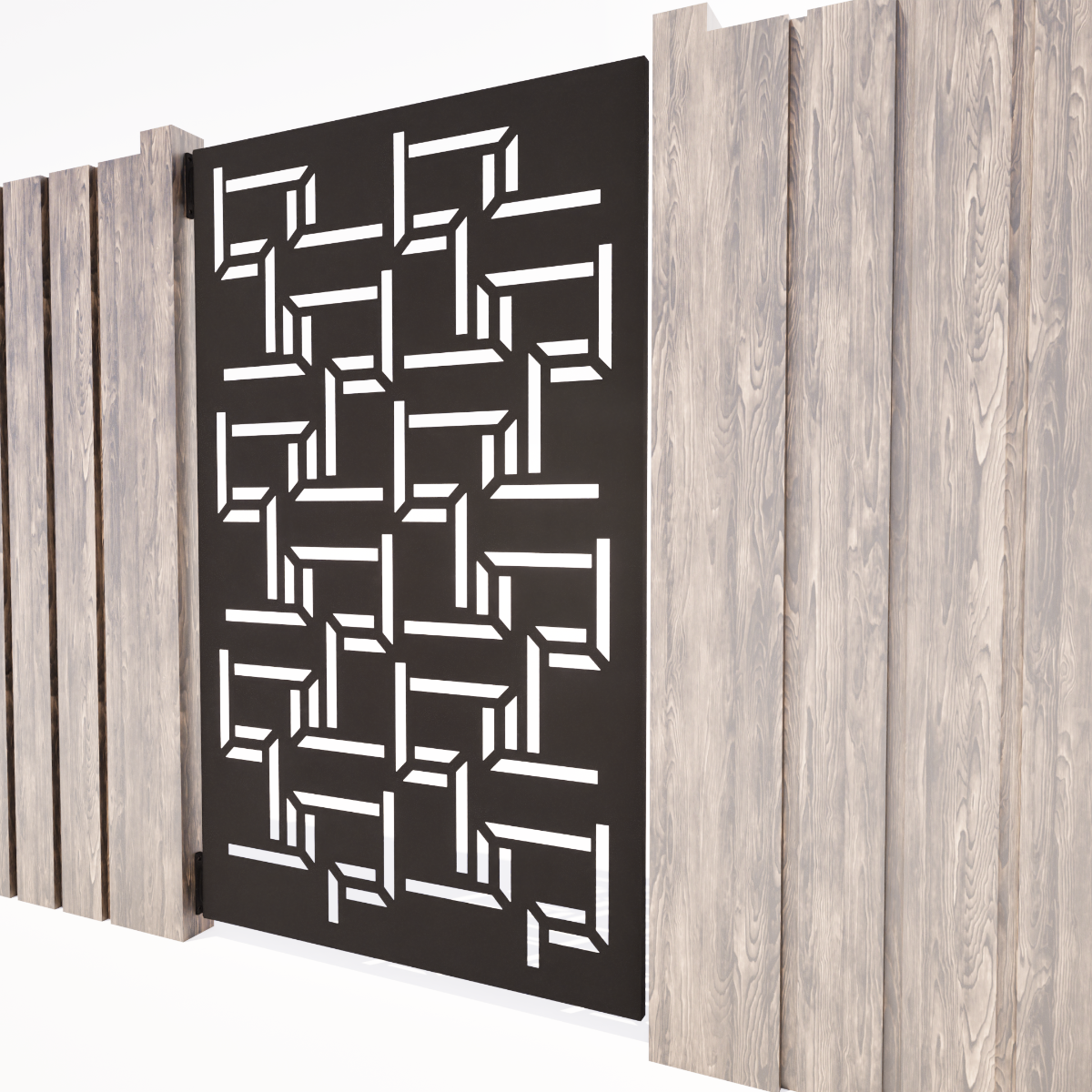Pedestrian Gate  - Random Lines
